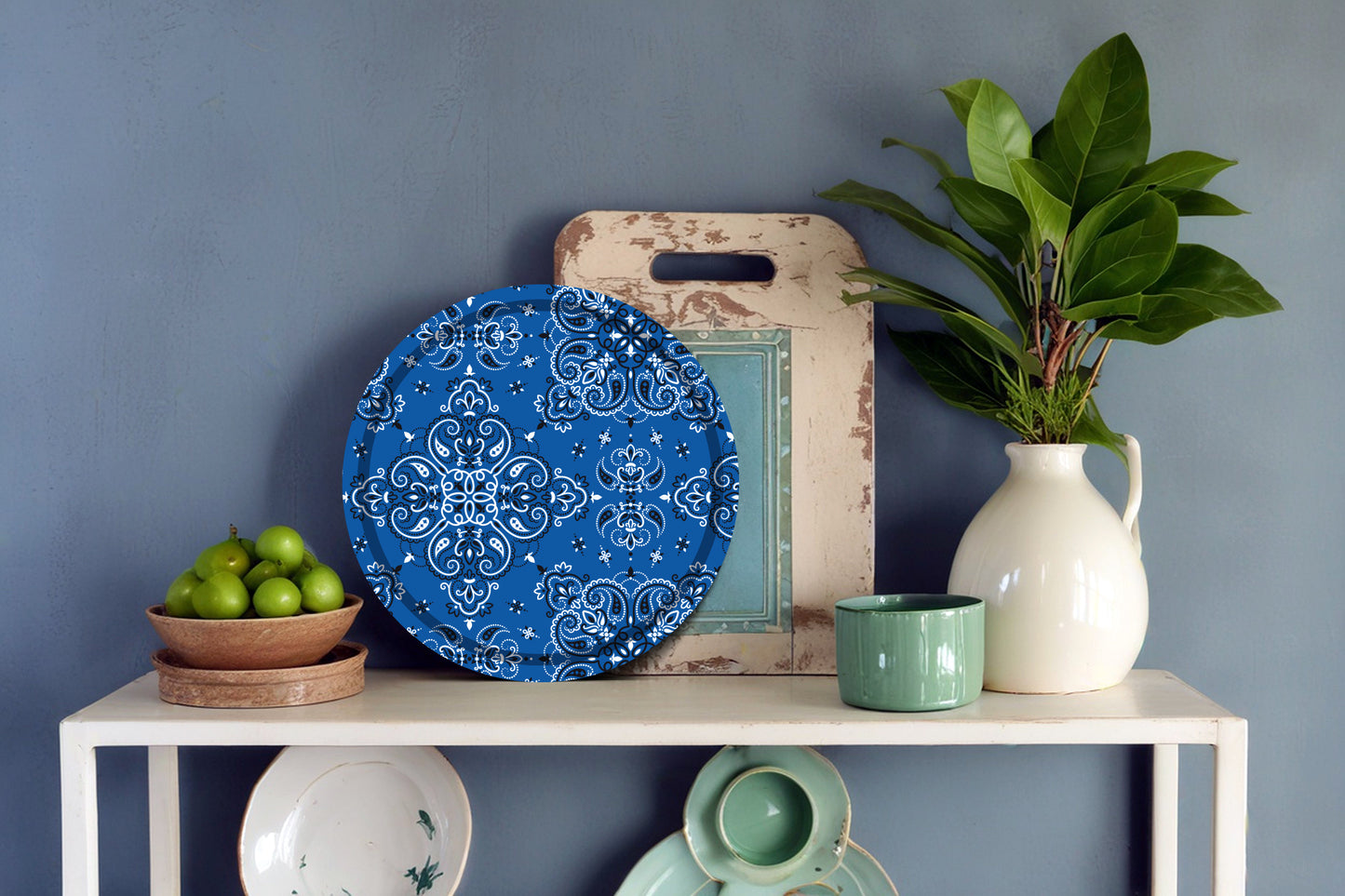 Plateau Bandana Bleu