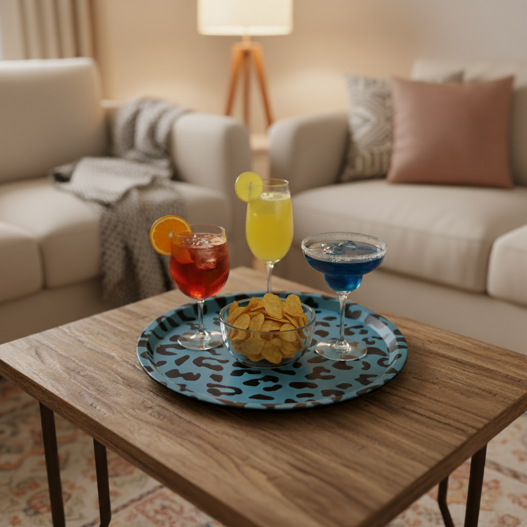 Plateau Léopard Bleuet