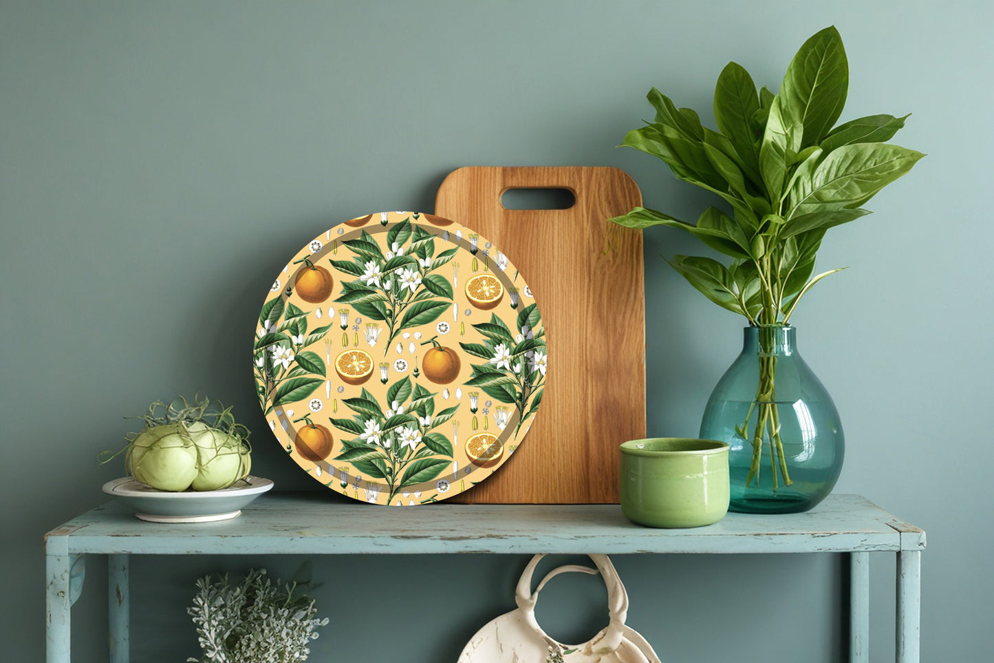 Plateau Oranges Rond