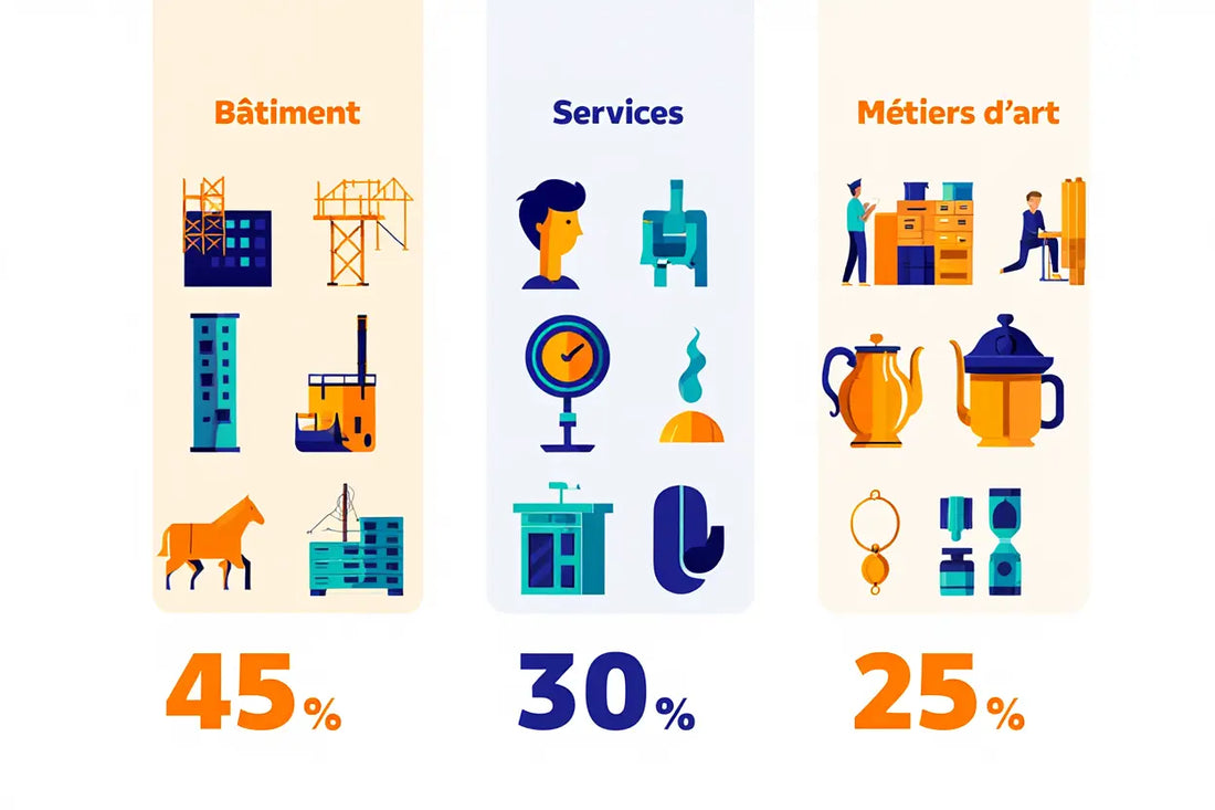 Les trois types d'artisanat : secteurs et métiers d'art