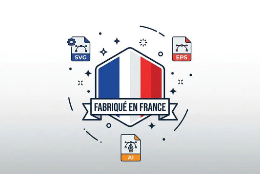 Logo fabriqué en france vectoriel : images libres de droits à télécharger