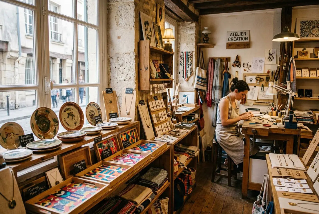 Boutique d'artisans créateurs à paris : guide shopping made in france