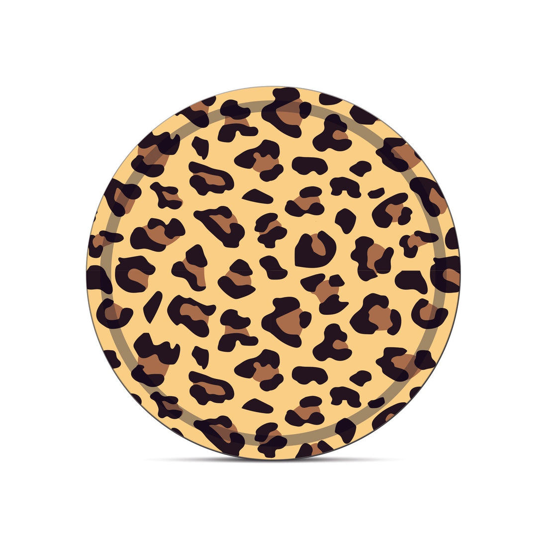 Plateau rond léopard : sélection design pour vos apéritifs