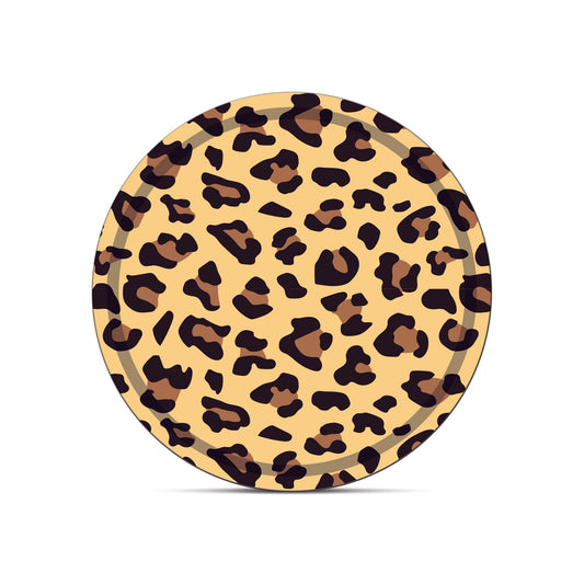 Plateau rond léopard : sélection design pour vos apéritifs