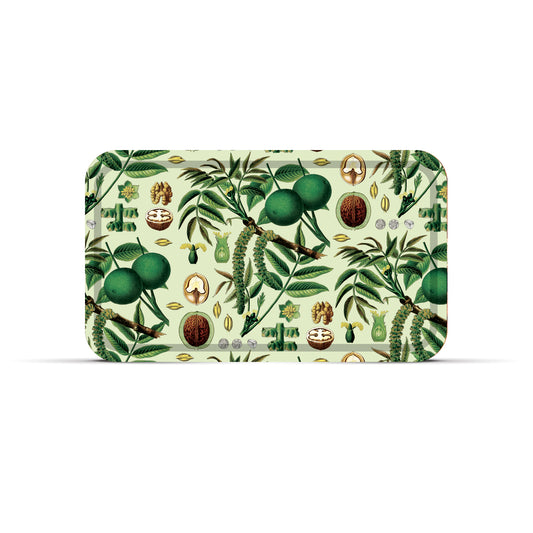 Plateau Nature Noix 47,4 x 27,5 cm – Design botanique robuste, 100 % Made in France