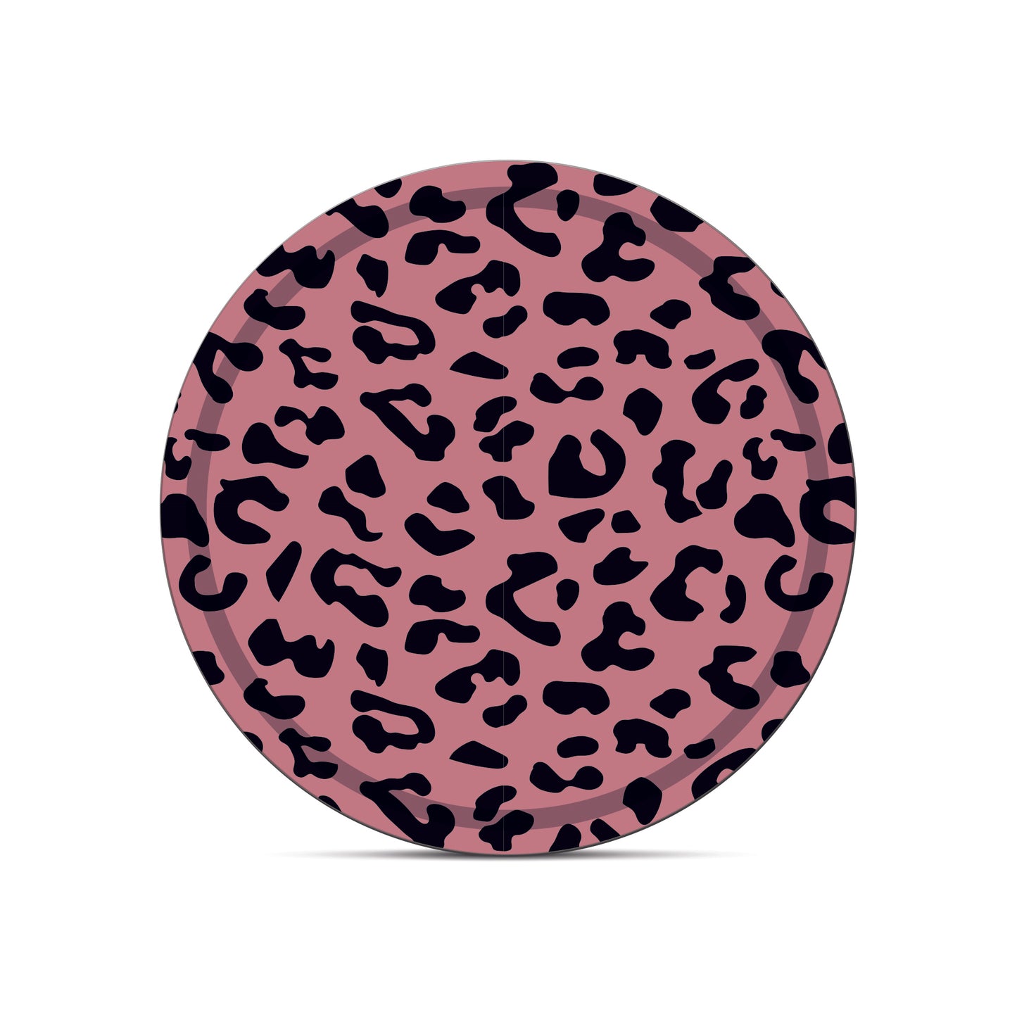 Plateau Léopard Blush Rond
