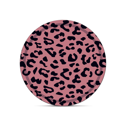 Plateau Léopard Blush Rond